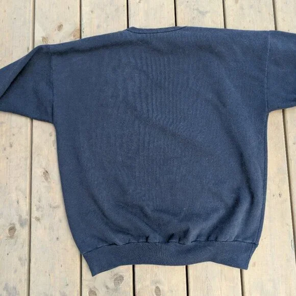 Vintage 90s Tough Hombre Big Rig Trucker Sweatshirt Quest Sportswear XL - Picture 8 of 8